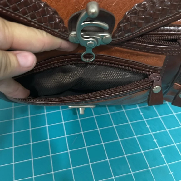 Vintage Brown Leather Camera/Doctor Bag Crossbody #Steampunk - Picture 13 of 15